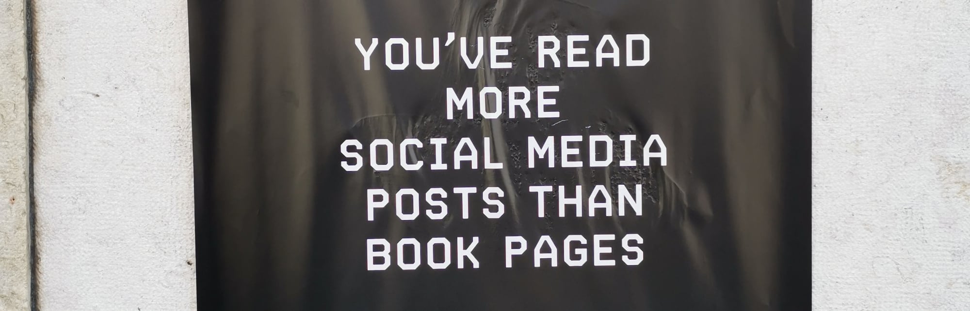 More social media than books