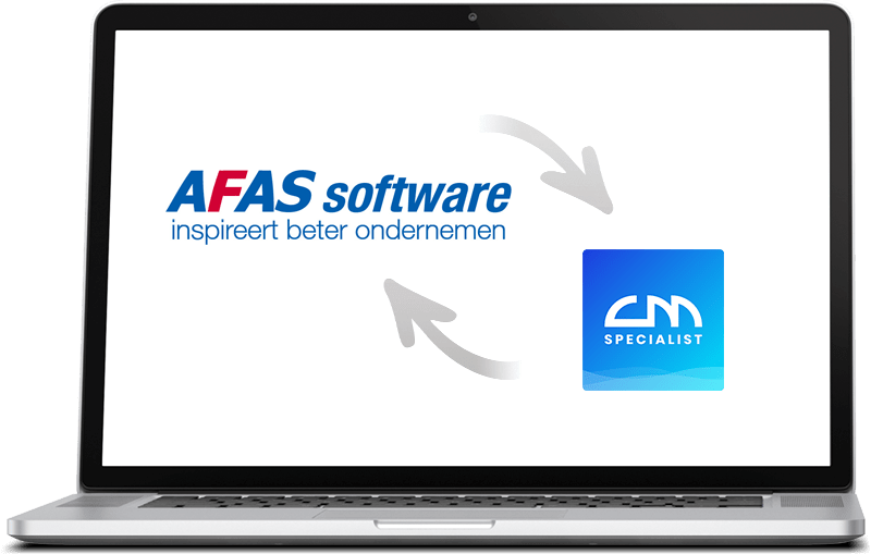 AFAS Online samen met CM Shop