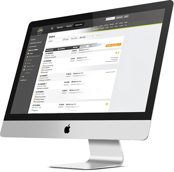 KiyOh beoordelingen koppeling interface op iMac