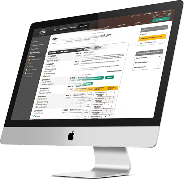 UPS Webshop koppeling interface op iMac
