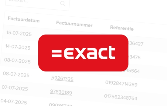 Facturen uit Exact Online zichtbaar in jouw webshop